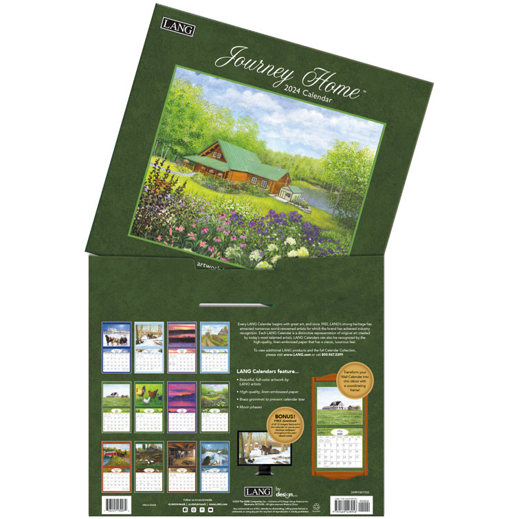 Lang Journey Home 2024 Wall Calendar Wayfair Canada   Journey Home 2024 Wall Calendar 